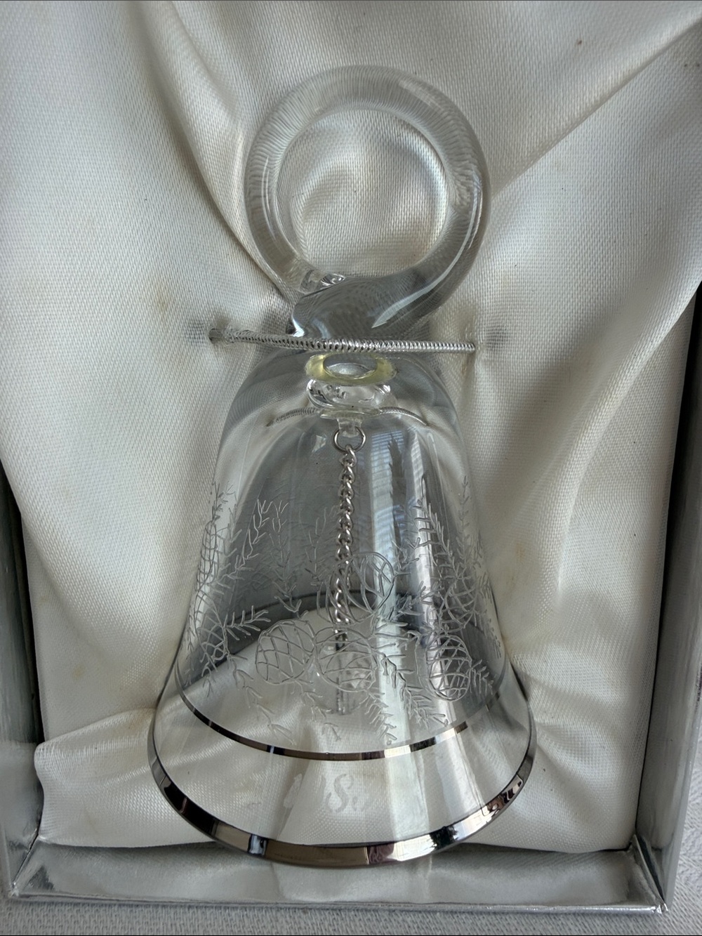 Lenox 1st Annual Crystal Holiday Bell 1983